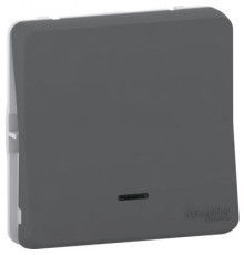 MUR35025 MUREVA S, ПЕРЕКЛЮЧАТЕЛЬ с подсветкой, механизм, АНТРАЦИТ, IP55 | арт.MUR35025