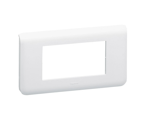Mosaic - Рамка 4M гориз., белая, установка на суппорт 80252/58 | арт.078814