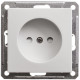 Розетка без заземления со шторками Schneider Electric Wessen59 RS16-151-1-86 Белый | арт.RS16-151-1-86