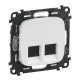 VLN-a БЕЛ Роз 2хRJ-45 CAT6  UTP  | арт.753743