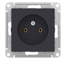 Розетка без заземления без шторок Schneider Electric AtlasDesign ATN001041 Карбон - ATN001041
