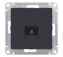 Розетка телефонная Schneider Electric AtlasDesign ATN001081 Карбон - ATN001081