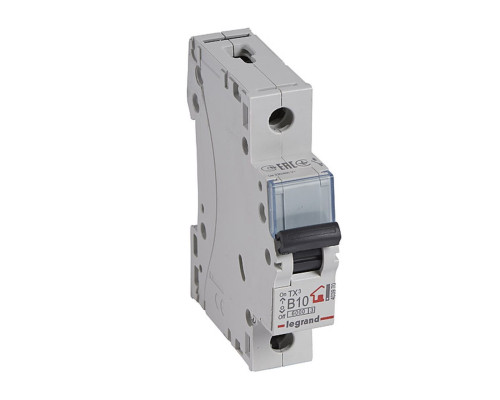 Авт. выключатель Legrand TX3, 1P, 10A, хар-ка B, 6kA