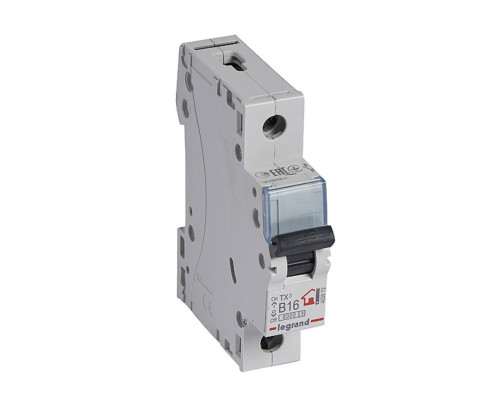 Авт. выключатель Legrand TX3, 1P, 16A, хар-ка B, 6kA