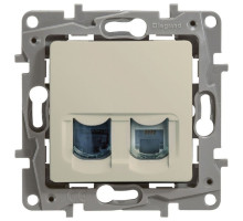 Роз 2хRJ45 UTP 5E СЛНК ETIKA