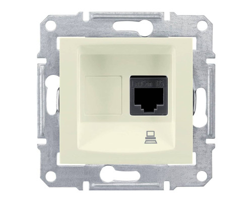 Розетка компьютерная Sedna Бежевый - SDN4300147