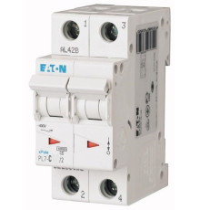 Авт. выключатель PL7-B1/2, 2P, 1A, хар-ка B, 10kA, 2M