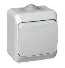 Выключатель, открытая установка Schneider Electric Этюд BA10-041C Серый - BA10-041C