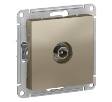 ATLASDESIGN TV РОЗЕТКА оконечная 1DB, механизм, ШАМПАНЬ