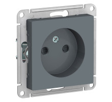 ATLASDESIGN РОЗЕТКА без заземления со шторками, 16А, механизм, ГРИФЕЛЬ