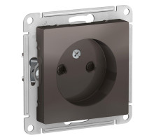 ATLASDESIGN РОЗЕТКА без заземления со шторками, 16А, механизм, МОККО