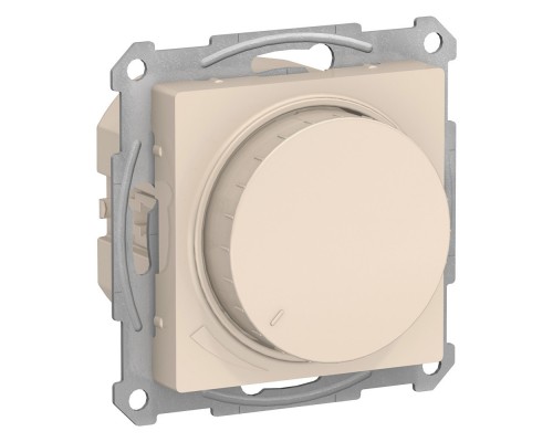 ATLASDESIGN СВЕТОРЕГУЛЯТОР (диммер) повор-нажим, LED, RC, 400Вт, мех., БЕЖЕВЫЙ