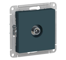 ATLASDESIGN TV РОЗЕТКА проходная 4DB, механизм, ИЗУМРУД