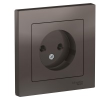 ATLASDESIGN РОЗЕТКА без заземления, 16А, в сборе, МОККО