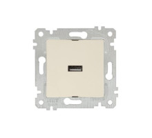 Rita - Розетка 1xUSB Type A, сл.кость