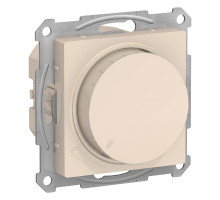 ATLASDESIGN СВЕТОРЕГУЛЯТОР (диммер) повор-нажим, LED, RC, 630Вт, мех., БЕЖЕВЫЙ