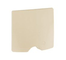 Etika - Вывод кабеля IP44, поставляется с рамкой, однопостовой монтаж (сл.кость)