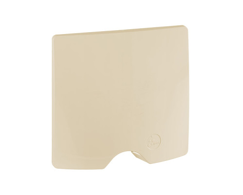 Etika - Вывод кабеля IP44, поставляется с рамкой, однопостовой монтаж (сл.кость)