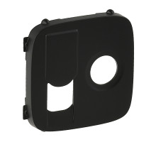 Valena Allure - Лицевая панель розетки TV-RJ45, антрацит