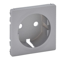 Valena Life - Лицевая панель розетки 2P+E, алюминий