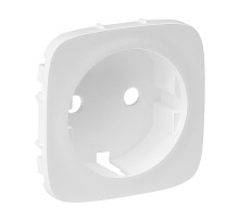 Valena Allure - Лицевая панель розетки 2P+E, белая