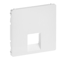 Valena Life - Лицевая панель для одиночных телефонных/информационных розеток, белая