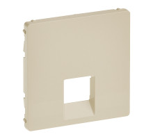 Valena Life - Лицевая панель для одиночных телефонных/информационных розеток, слоновая кость