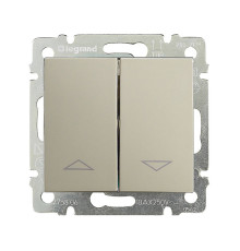 Valena - Выключатель для управлания рольставнями двойной, сл.кость