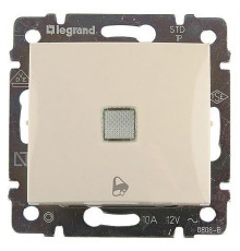 Valena - Кнопка с подсветкой и пиктограммой звонка 12В, сл.кость