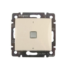 Valena - Выключатель двухполюсный с индикацией, сл.кость