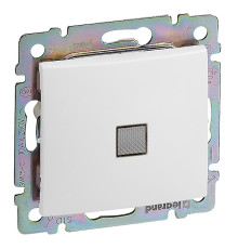 Valena - Выключатель с подсветкой, белый