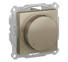 ATLASDESIGN СВЕТОРЕГУЛЯТОР (диммер) повор-нажим, LED, RC, 630Вт, мех., ШАМПАНЬ