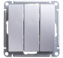 Выключатель 3-клавишный Schneider Electric Wessen59 VS0510-351-5-86 Матовый хром | арт.VS0510-351-5-86