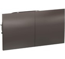 Розетка AtlasDesign ATN000628 2-мест. с/з с/ш со сдвиж. крыш., мокко