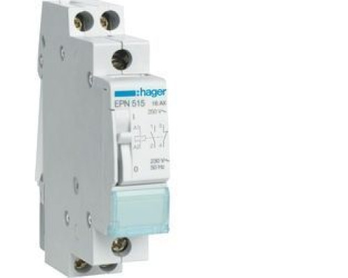 Импульсное реле 16A, 230V AC (110V DC) 1НО+1НЗ Hager
