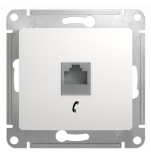 Розетка телефонная Schneider Electric Glossa GSL000181T Белый - GSL000181T