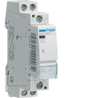 Контактор для проводок 25A/230V, 2НО, (Тихий), 1-модуль Hager