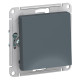 Выключатель 1-клавишный Schneider Electric AtlasDesign ATN000711 Грифель - ATN000711