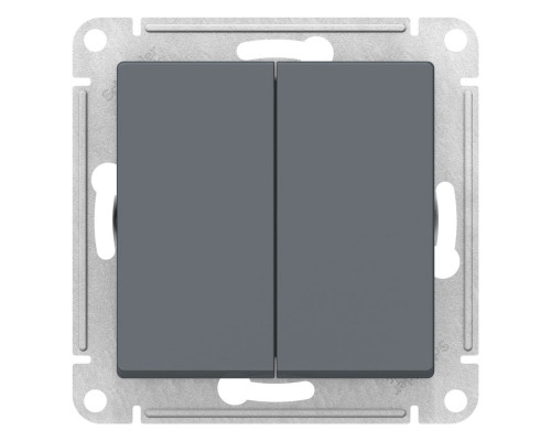 Переключатель 2-клавишный Schneider Electric AtlasDesign ATN000765 Грифель - ATN000765
