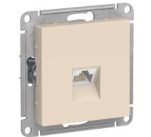 ATN000286 ATLASDESIGN РОЗЕТКА компьютерная RJ45, кат. 6A, механизм, БЕЖЕВЫЙ - ATN000286