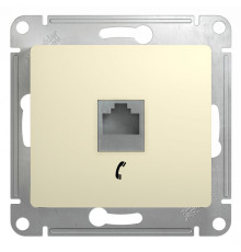 Розетка телефонная Schneider Electric Glossa GSL000281T Бежевый - GSL000281T