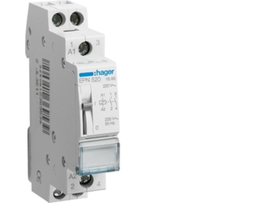 Импульсное реле 16A, 230V AC (110V DC) 2НО Hager