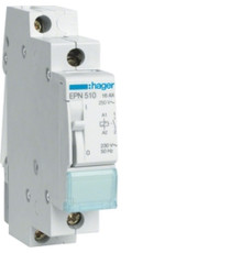 Импульсное реле 16A, 230V AC (110V DC) 1НО Hager