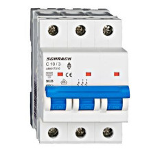 AM 6кА 3p С 10A Автоматический выключатель