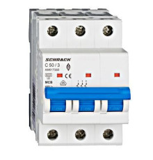 AM 6кА 3p С 50A Автоматический выключатель