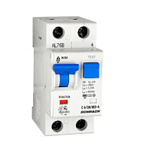 BO  6кА 1P+N C 06A/30mA дифференциальный автоматический выключатель тип А