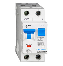 BO 10кА 1P+N С 25A/30mA Дифференциальный автоматический выключатель тип А