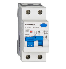 AK 6кА 1P+N B 16A/30mA Дифференциальный автоматический выключатель тип A