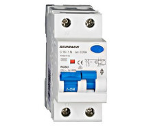 AK 6кА 1P+N С 16A/30mA Дифференциальный автоматический выключатель тип A