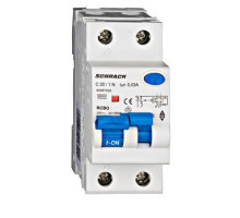 AK 6кА 1P+N С 20A/30mA Дифференциальный автоматический выключатель тип A